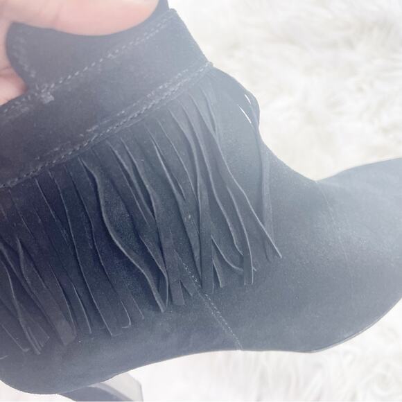 Gabor Ladies Modern Suede Ankle Boots in Black Size UK 5 / US 7 - Picture 6 of 6